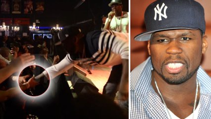 50 Cent donne un coup de poing à une fan en plein concert