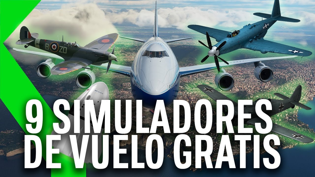 ✈️✈️9 SIMULADORES DE VUELO GRATIS✈️✈️