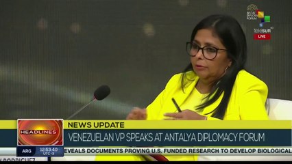 Venezuela's Executive Vice President participates in the Second Antalya Diplomatic Forum