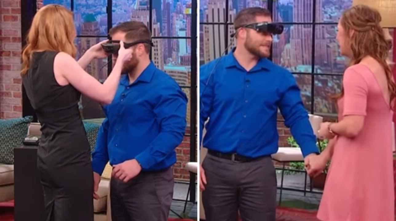 Il voit sa copine pour la première fois, son premier réflexe choque tout le monde sur le plateau (VIDÉO)