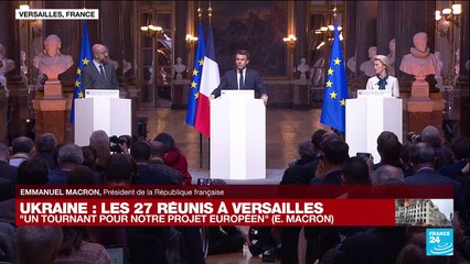 REPLAY : Macron prévient que de nouvelles "sanctions massives" seront prises si la guerre en Ukraine continue