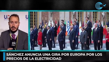 Sánchez anuncia una gira por Europa por los precios de la electricidad