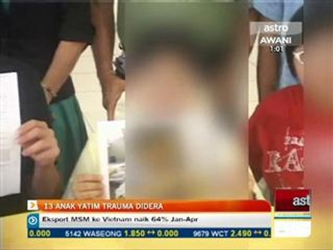 13 anak yatim trauma didera