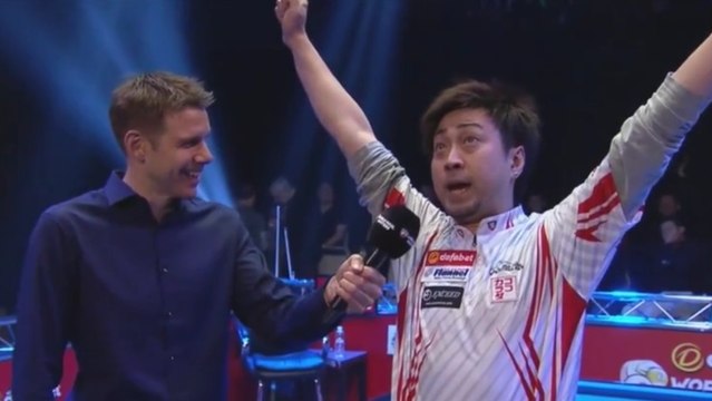 Ce joueur de billard japonais faire rire tout le monde lors de son interview