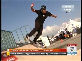 Peminat sukan ekstrem boleh cuba bakat