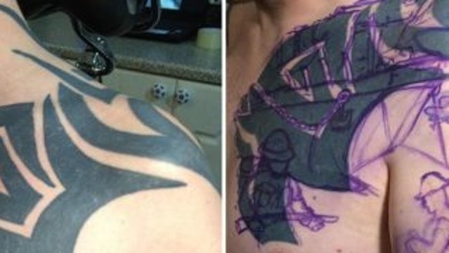Il passe 30 heures à recouvrir un tatouage pour un résultat impressionnant