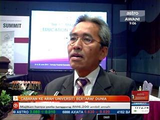 Cabaran ke arah universiti bertaraf dunia
