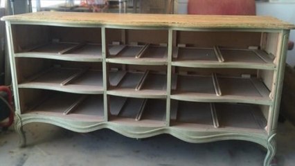 Bricolage : elle réussit à transformer une vieille commode en un magnifique meuble