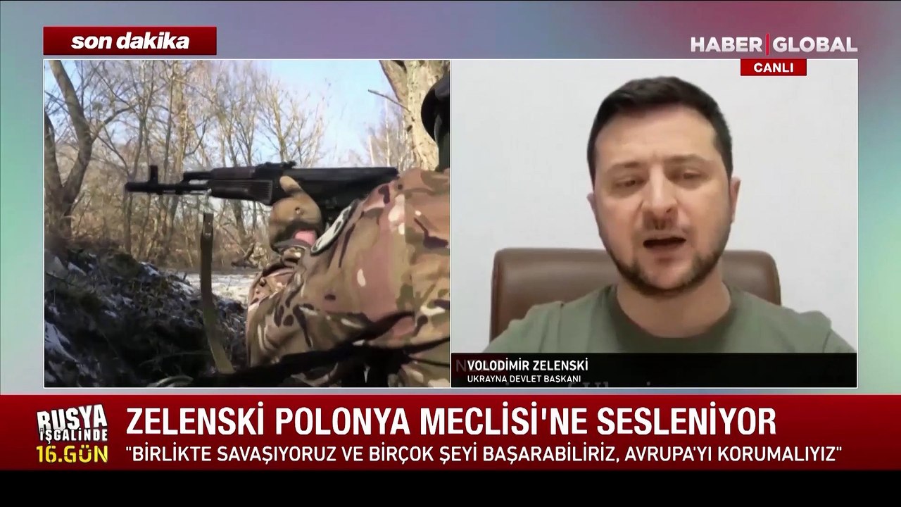 Son dakika Ukrayna Devlet Başkanı Zelenski: Avrupa'yı bu saldırılardan korumalıyız