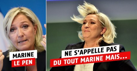 Marine Le Pen, Eva Joly, José Bové... ces politiques portent en fait un nom d'usage !