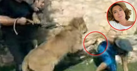 Marie-Ange Nardi : elle avoue avoir très mal vécu l'attaque du lion en direct