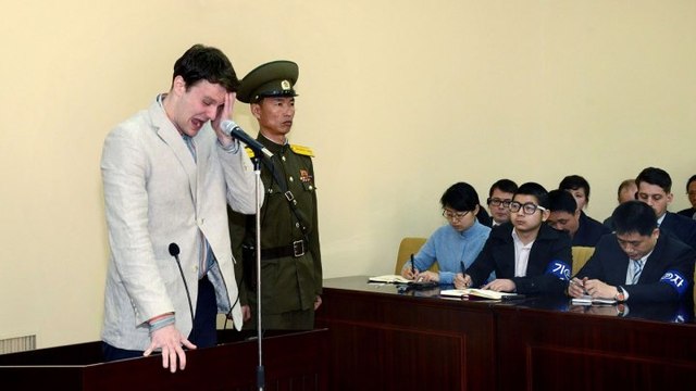 Otto Warmbier : le jeune américain libéré de Corée du Nord en très mauvaise santé
