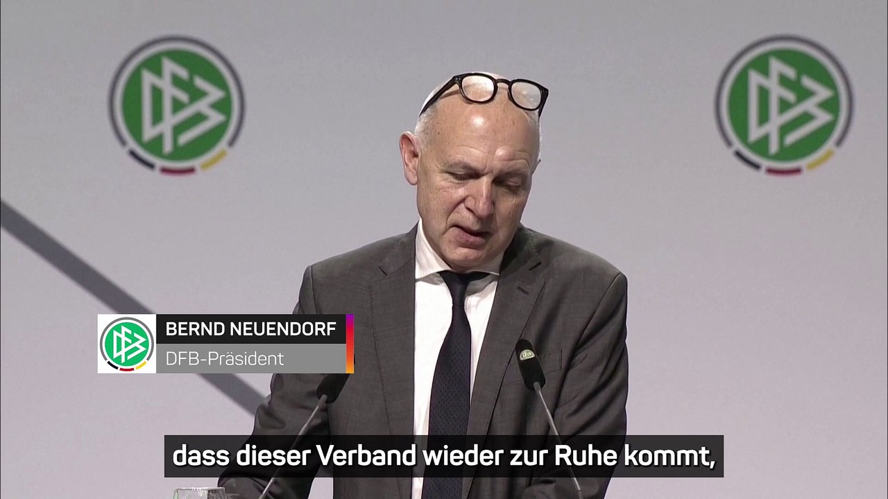Neuendorf: 'Fußball muss im Mittelpunkt stehen'