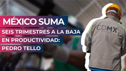 México suma seis trimestres a la baja en productividad: Pedro Tello
