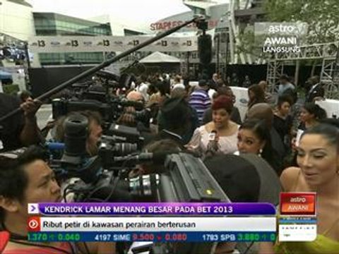 Kendrick lamar menang besar pada Bet 2013