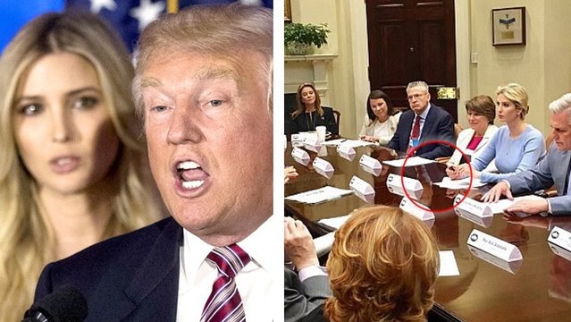 Ivanka Trump : la fille de Donald Trump devient la risée du web à cause d'un détail de cette photo