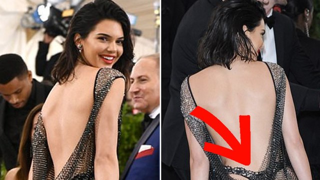 Kendall Jenner apparaît presque nue sous sa robe lors du Met Gala 2017