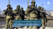 Vladimir Putin respalda plan de enviar combatientes 