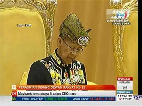 Perasmian Sidang Dewan Rakyat ke-13