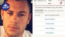 Ivre, il fait un achat d'une valeur de 30 000 euros sur internet