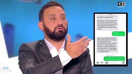 TPMP : Cyril Hanouna dévoile en direct les SMS "de pression" envoyés par les équipes de 'Quotidien'