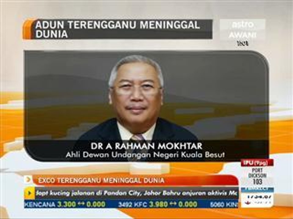 ADUN Terengganu meninggal dunia