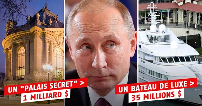 Vladimir Poutine : comment dépense-t-il sa mystérieuse fortune estimée à 70 milliards de dollars ?