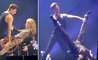 Céline Dion réalise une danse très sensuelle sur scène... Il a fait très chaud à Lille !