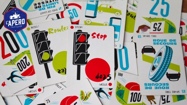 Un Mille Bornes géant dans les jardins de la Fondation Cartier