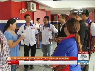 Seratus bas penyokong JDT ke Stadium Nasional
