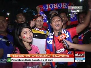 Penyokong puas hati persembahan kedua pasukan