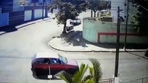 Câmera flagra furto de escada em Apucarana