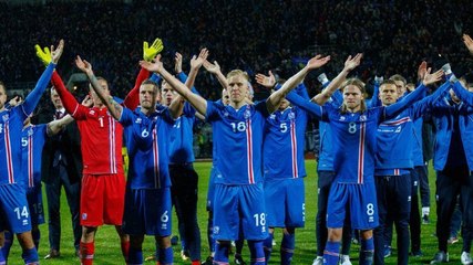 VIDEO - L'Islande impressionne avec un "Viking Clap" ultime pour fêter sa qualification