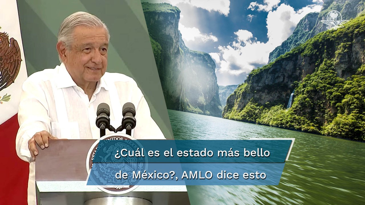 Ya saben que cuando me jubile voy a vivir en Chiapas, "el estado más bello": AMLO