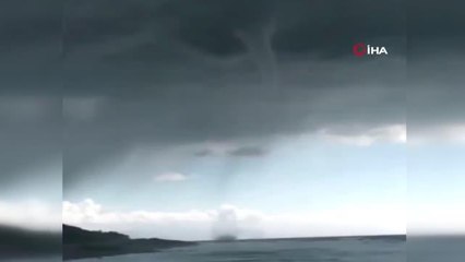 Hatay'da çıkan hortum kamerada