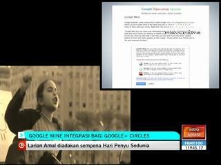 Google Mine integrasi bagi Google + Circles
