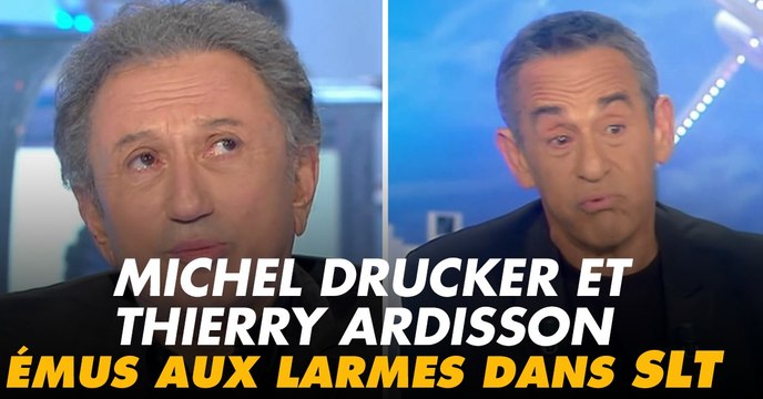 Salut Les Terriens : Michel Drucker et Thierry Ardisson émus aux larmes en évoquant Johnny Hallyday