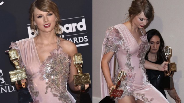 Taylor Swift dévoile accidentellement sa culotte lors des Billboards 2018