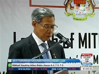 MITI turunkan unjuran dagangan luar
