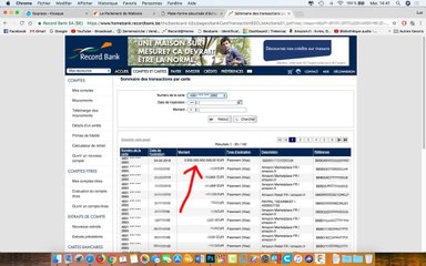 Il découvre deux mille milliards d'euros sur sa carte Visa