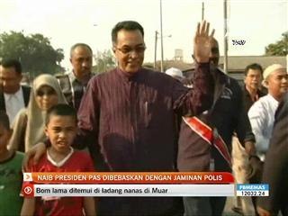 Naib Presiden PAS dibebaskan