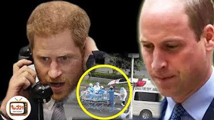 "Be right back" Prince Harry receives urgent news from William, the Queen has passed away