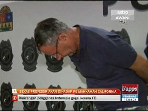 Bekas profesor dihadap ke mahkamah