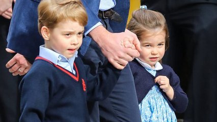 L'étrange raison pour laquelle George et Charlotte ne peuvent pas manger à la même table que leurs parents
