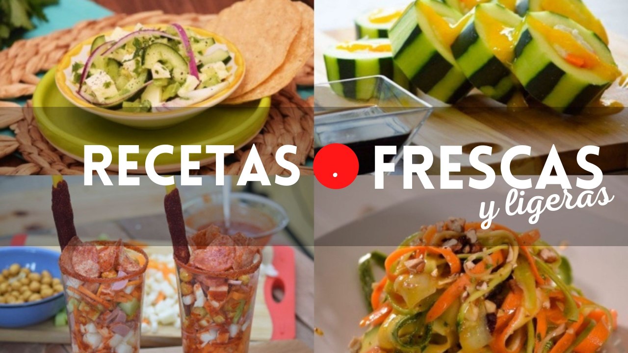 Recetas ligeras y refrescantes para una cena saludable