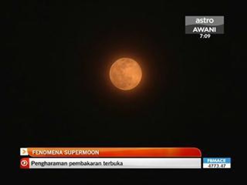 Fenomena 'Supermoon'