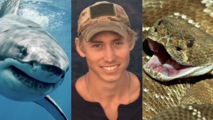 En quatre ans, Dylan McWilliams a été attaqué par un requin, un serpent et un ours