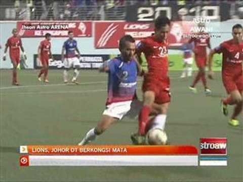 Lions XII, Johor DT kongsi mata