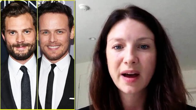 Sam Heughan and Jamie Dornan defend Caitriona Balfe amid a wave of criticism