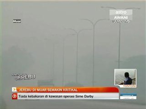 Jerebu di Muar semakin kritikal